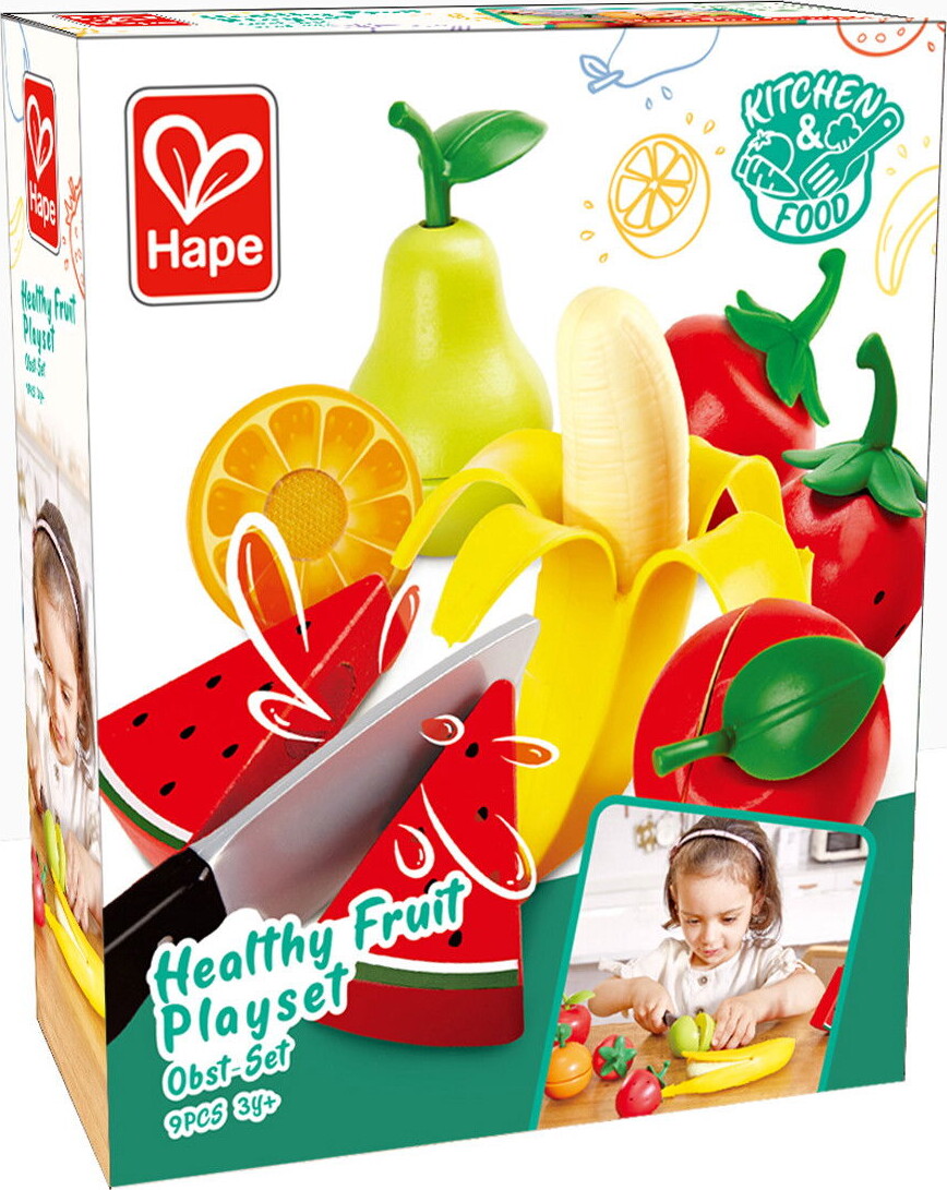 Hape - Frugt Legesæt - 8 Dele