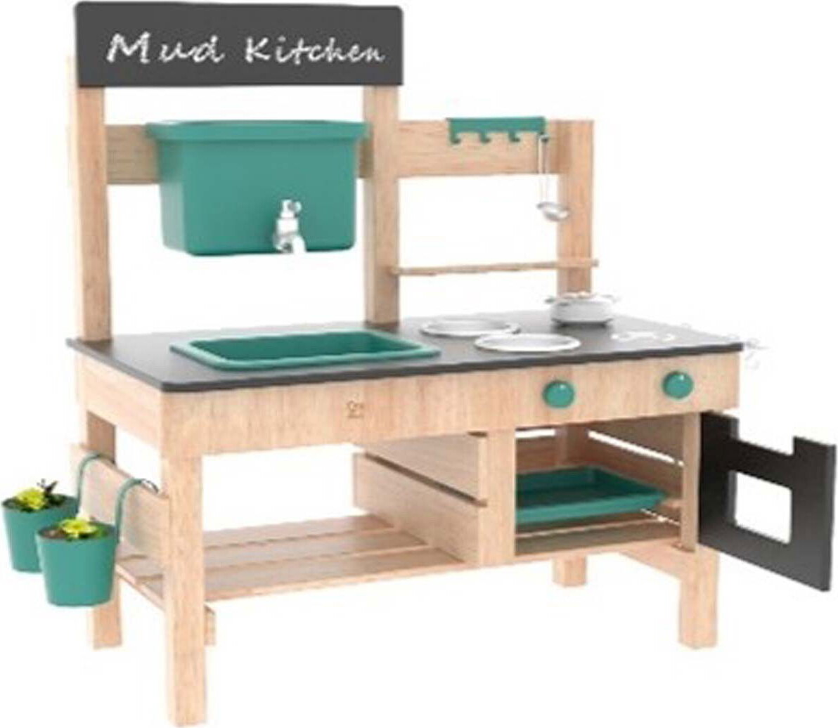Hape - Mud Kitchen - Udendørs Legekøkken Til Børn - E3193