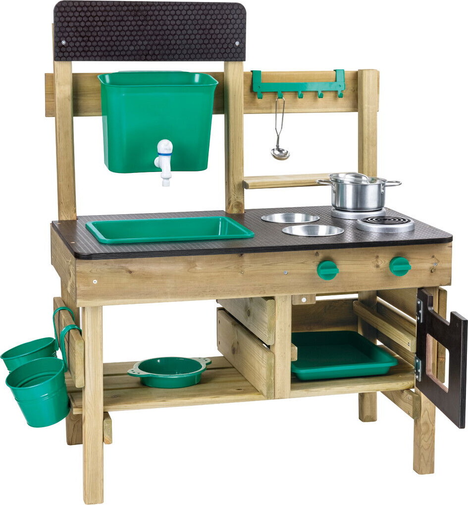 Hape - Mud Kitchen - Udendørs Legekøkken Til Børn - E3193