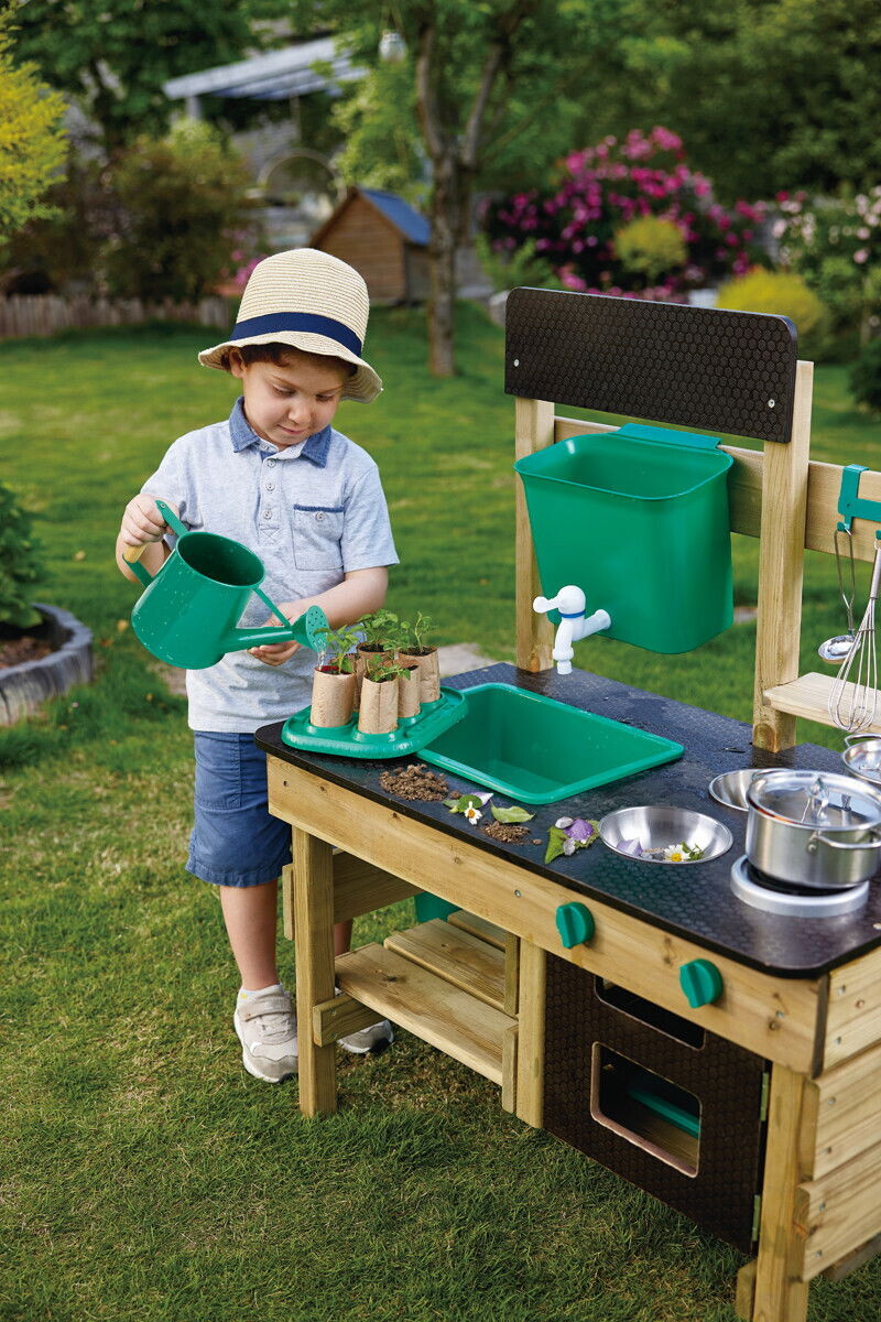 Hape - Mud Kitchen - Udendørs Legekøkken Til Børn - E3193
