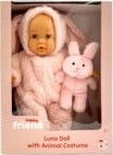 Happy Friend - Luna Dukke Med Dyrekostume