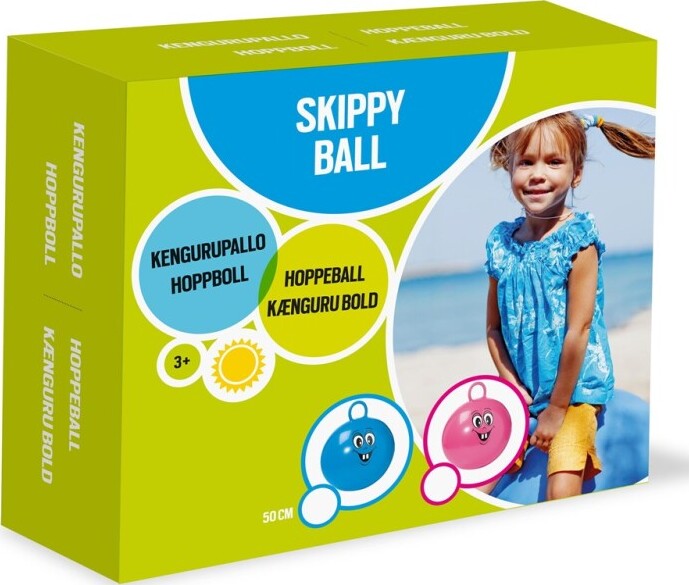 Happy Summer - Hoppebold 45 Cm - Blå