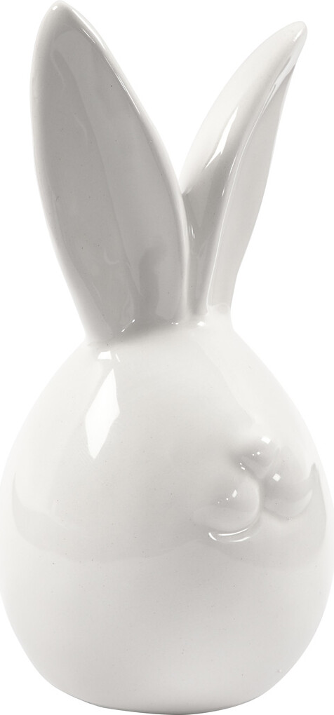 Hare - H 11 4 Cm - Ø 5 5 Cm - Hvid - 12 Stk