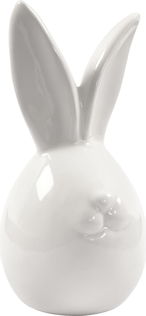 Hare - H 11 4 Cm - Ø 5 5 Cm - Hvid - 12 Stk