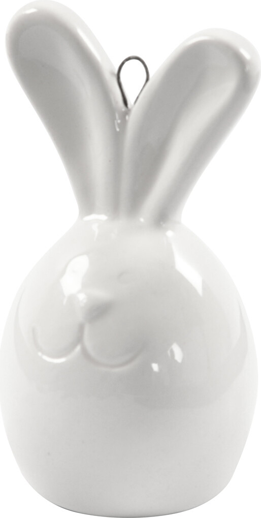 Hare - H 6 7 Cm - Ø 3 6 Cm - Hvid - 3 Stk