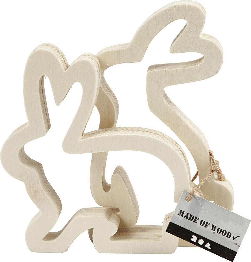 Harer - H 14 Cm - D 2 Cm - B 13 Cm - 2 Stk