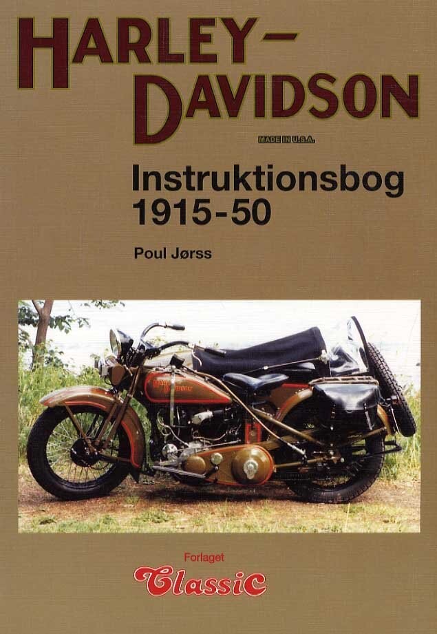 Harley-Davidson Instruktionsbog 1915-1950