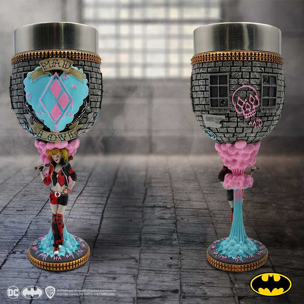 Harley Quinn Goblet - Dc Comics - Nemesis Now - 19 5 Cm