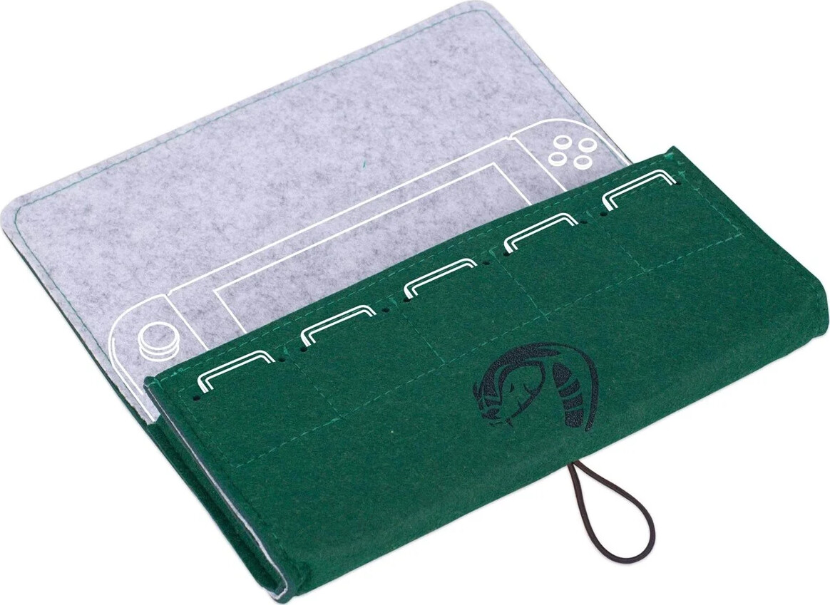 Harry Potter - Felt Pocket For Switch Slytherin