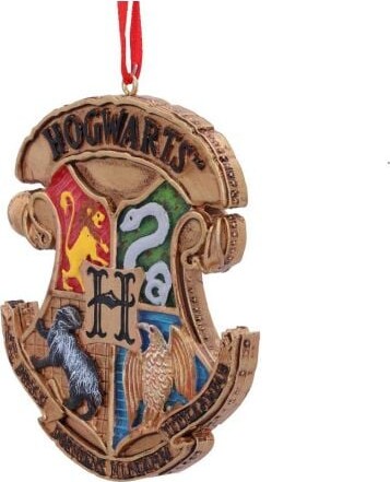 Harry Potter Julepynt - Hogwarts Logo - 8 Cm