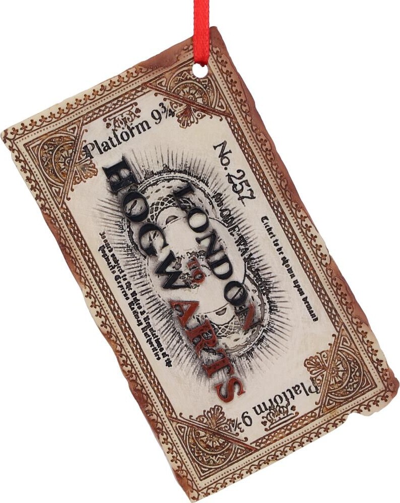 Harry Potter - Hogwarts Ticket - Ornament