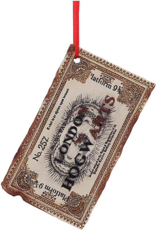 Harry Potter - Hogwarts Ticket - Ornament
