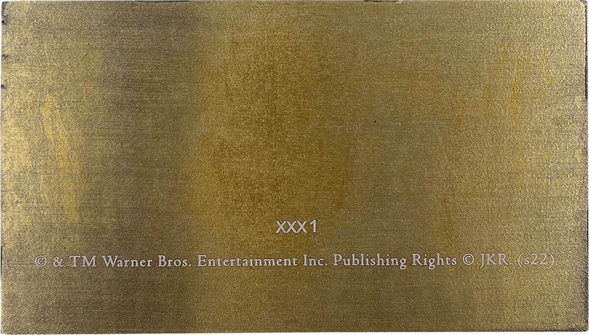 Harry Potter Limited Edition Replica Hogwarts Express Train Ticket