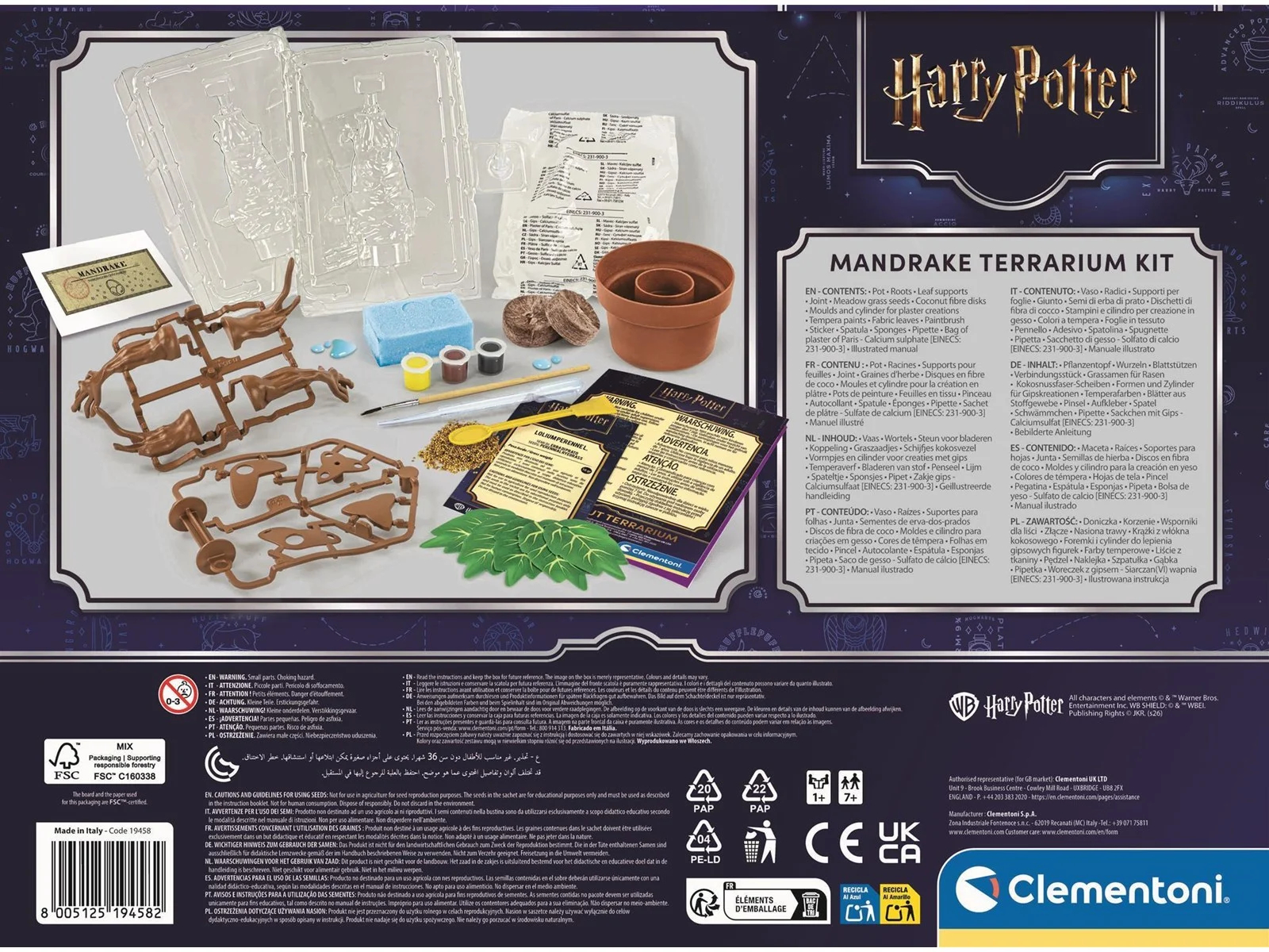 Harry Potter - Mandragola - Terrarium Kit