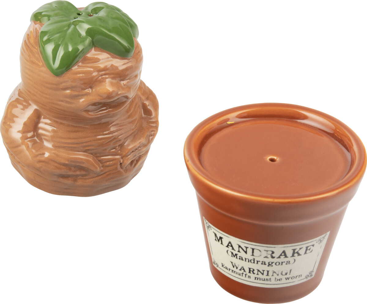 Harry Potter - Mandrake And Plant Pot Salt And Pepper Shakers