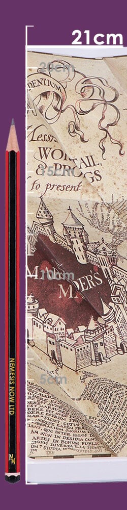 Harry Potter Lampe - Marauders Map - Foldbar - Popglow - 21 Cm