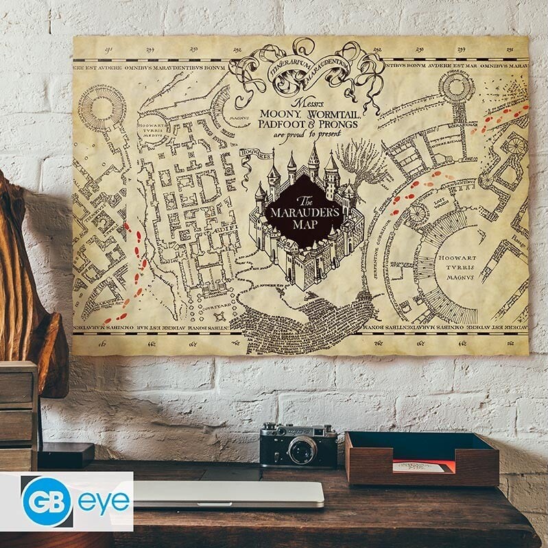 Harry Potter - Parchment Poster - Marauder S Map