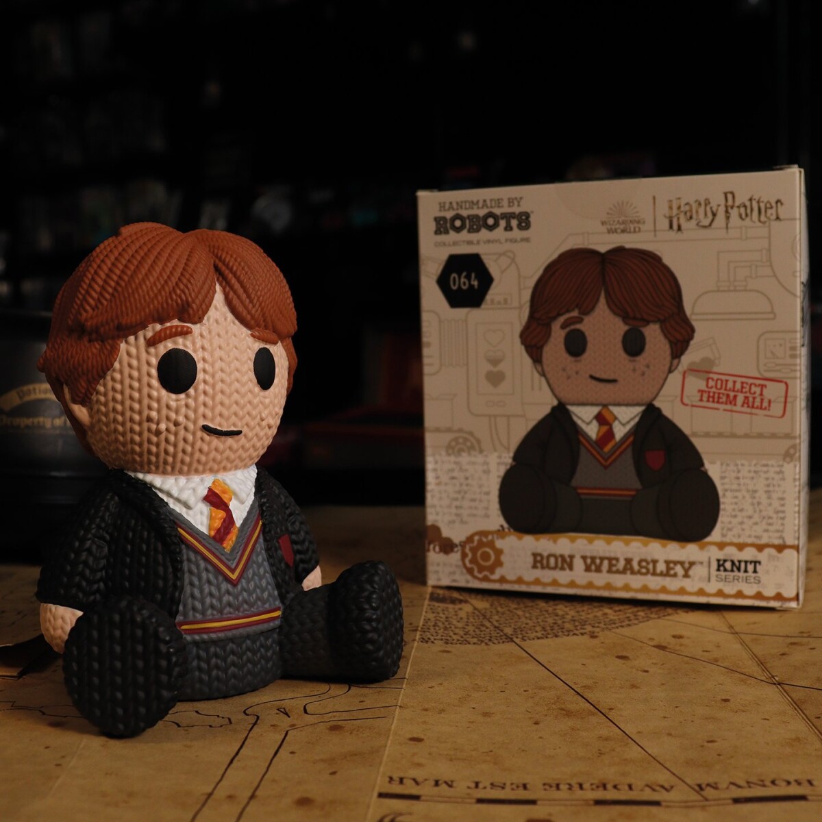 Ron Weasley Figur - Harry Potter - Knit - Handmade By Robots - 13 Cm