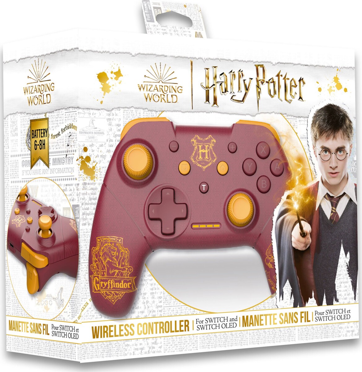Harry Potter - Wireless Controller - Gryffindor