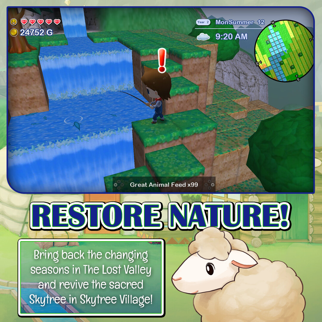 Harvest Moon The Lost Valley Skytree Village Collector S Edition