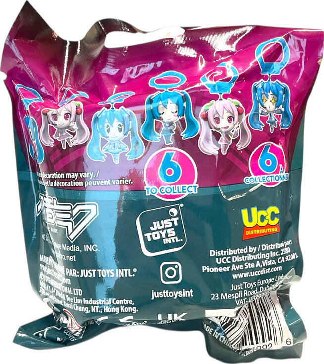 Hatsune Miku - Clip-On Nøglering - Assorteret