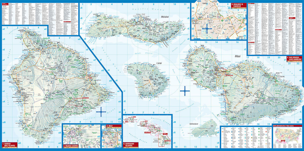 Hawaiian Islands - Borch Maps