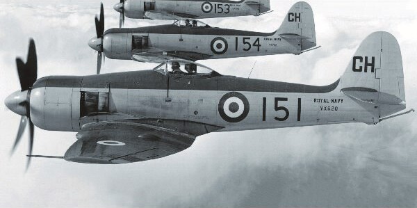 Airfix - Hawker Sea Fury Fbii Modelfly Byggesæt - 1 48 - A06105A