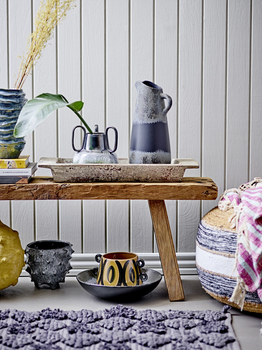 Creative Collection - Hayan Urtepotteskjuler - Brun - Stentøj Keramik