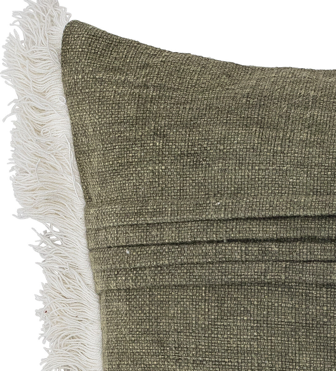 Bloomingville - He Pude - Grøn - Bomuld - 45X45 Cm