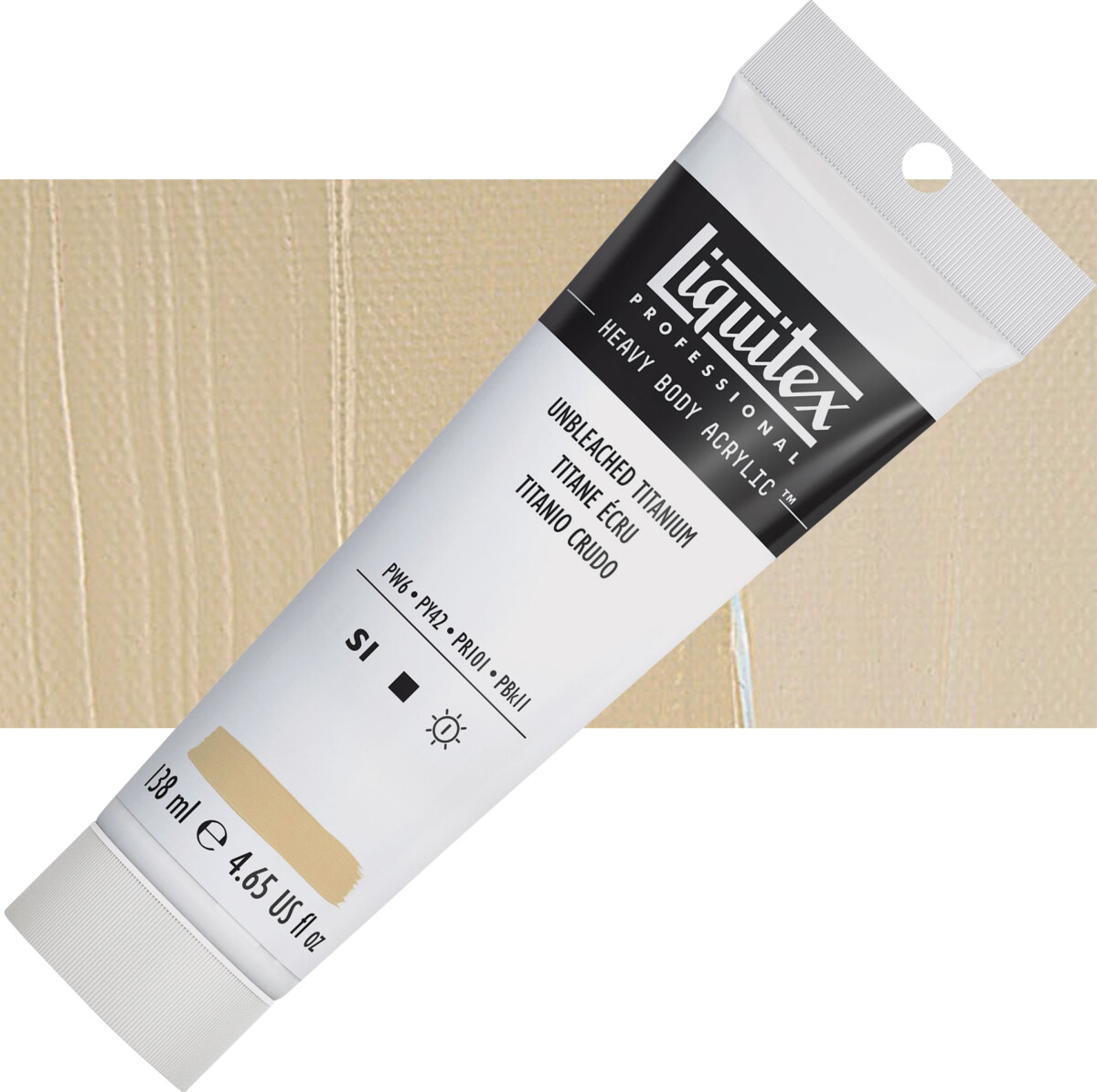 Liquitex - Heavy Body Akrylmaling - Unbleached Titanium - 138 Ml