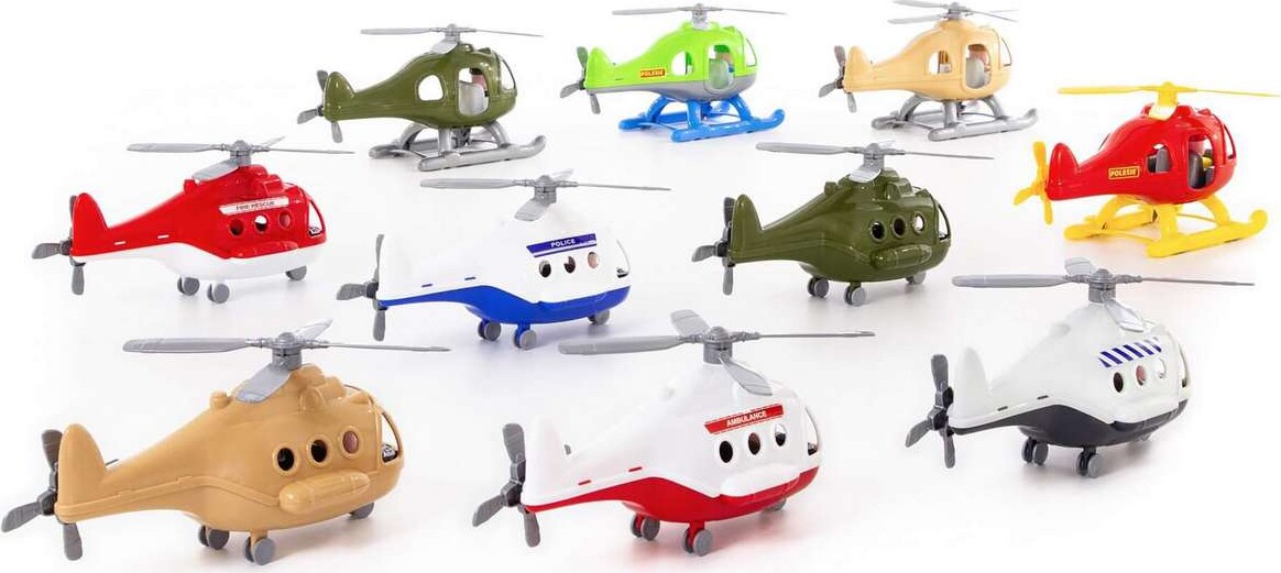 Legetøjs Helikopter - Polesie - Assorteret