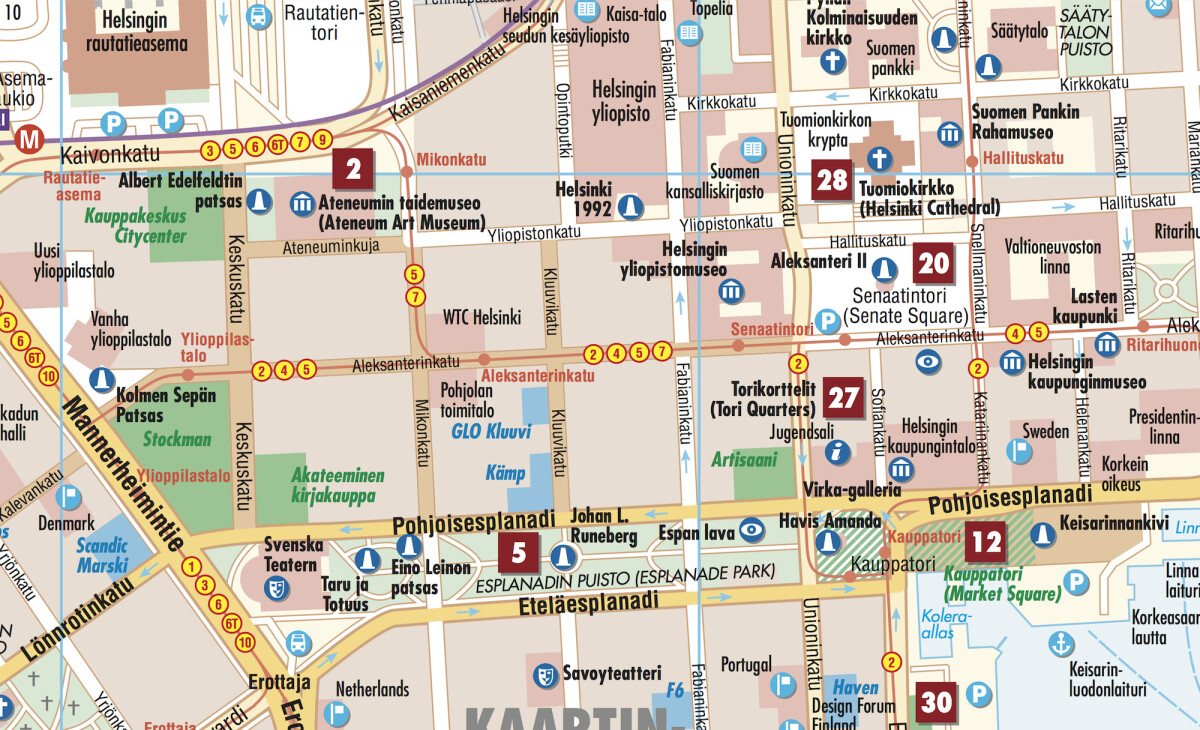 Helsinki - Helsingfors - Borch Maps