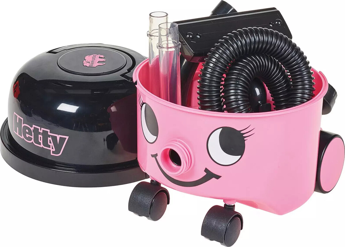 Hetty Legetøjs Støvsuger Med Sug - Pink - Casdon