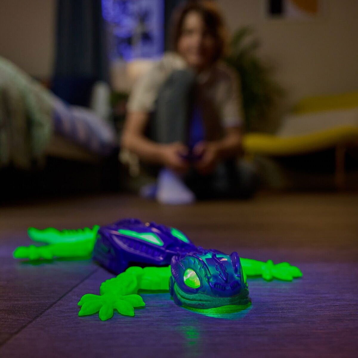 Hex Bots - Væggående Gekko - Selvlysende