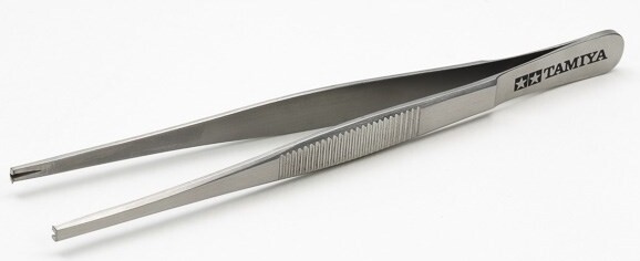 Tamiya - Hg Tweezers - Grip Type Tip - Hobby Pincet - 74155
