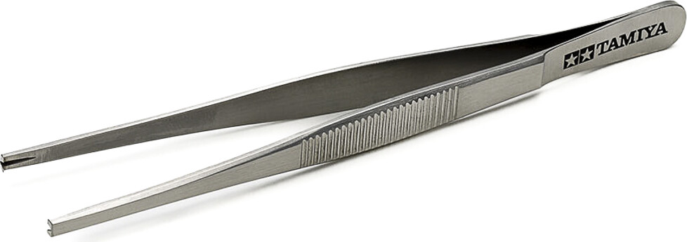 Tamiya - Hg Tweezers - Grip Type Tip - Hobby Pincet - 74155
