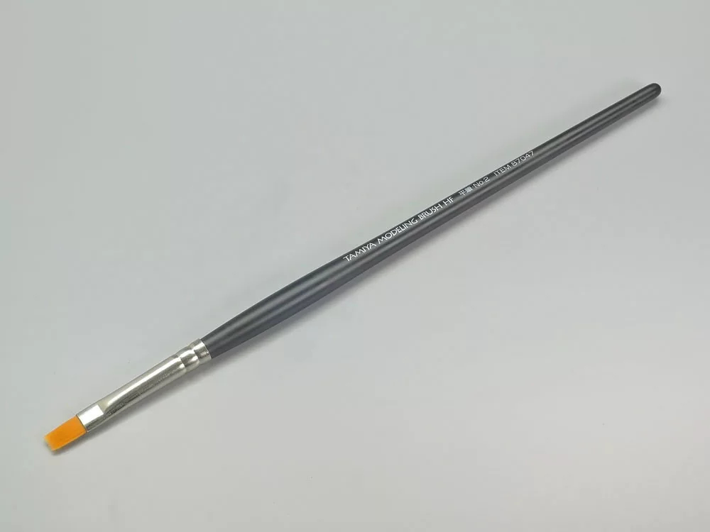 Tamiya - Modeling Brush Hf Flat Brush No 2 - 87047