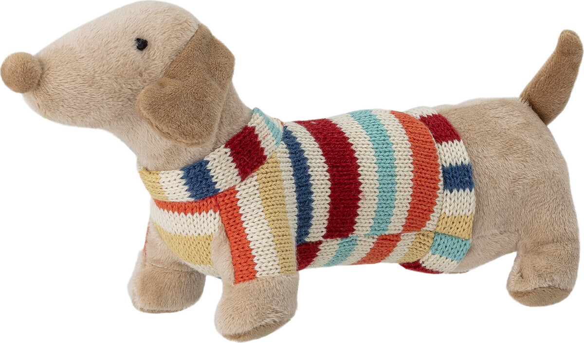 Bloomingville Mini - Hilena Bamse I Taske - Natur - Polyester