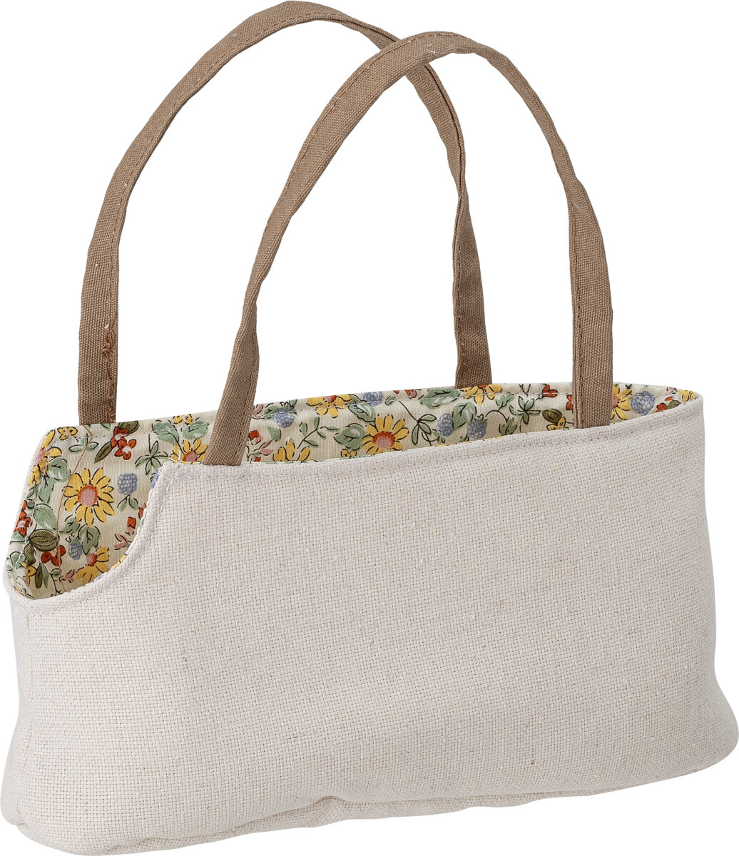 Bloomingville Mini - Hilena Bamse I Taske - Natur - Polyester