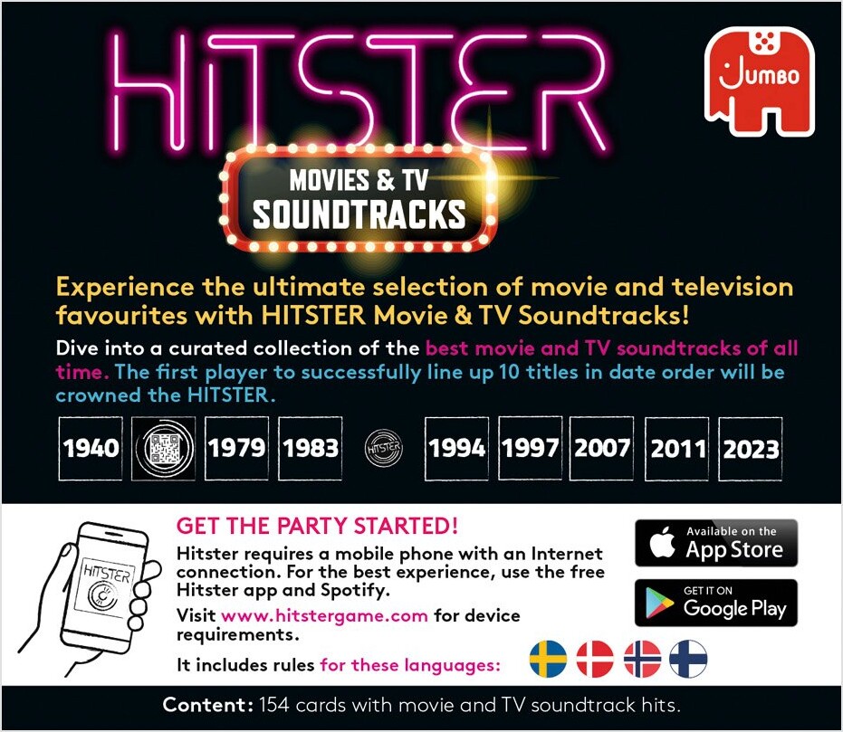 Hitster Movies Tv Soundtracks - Dansk