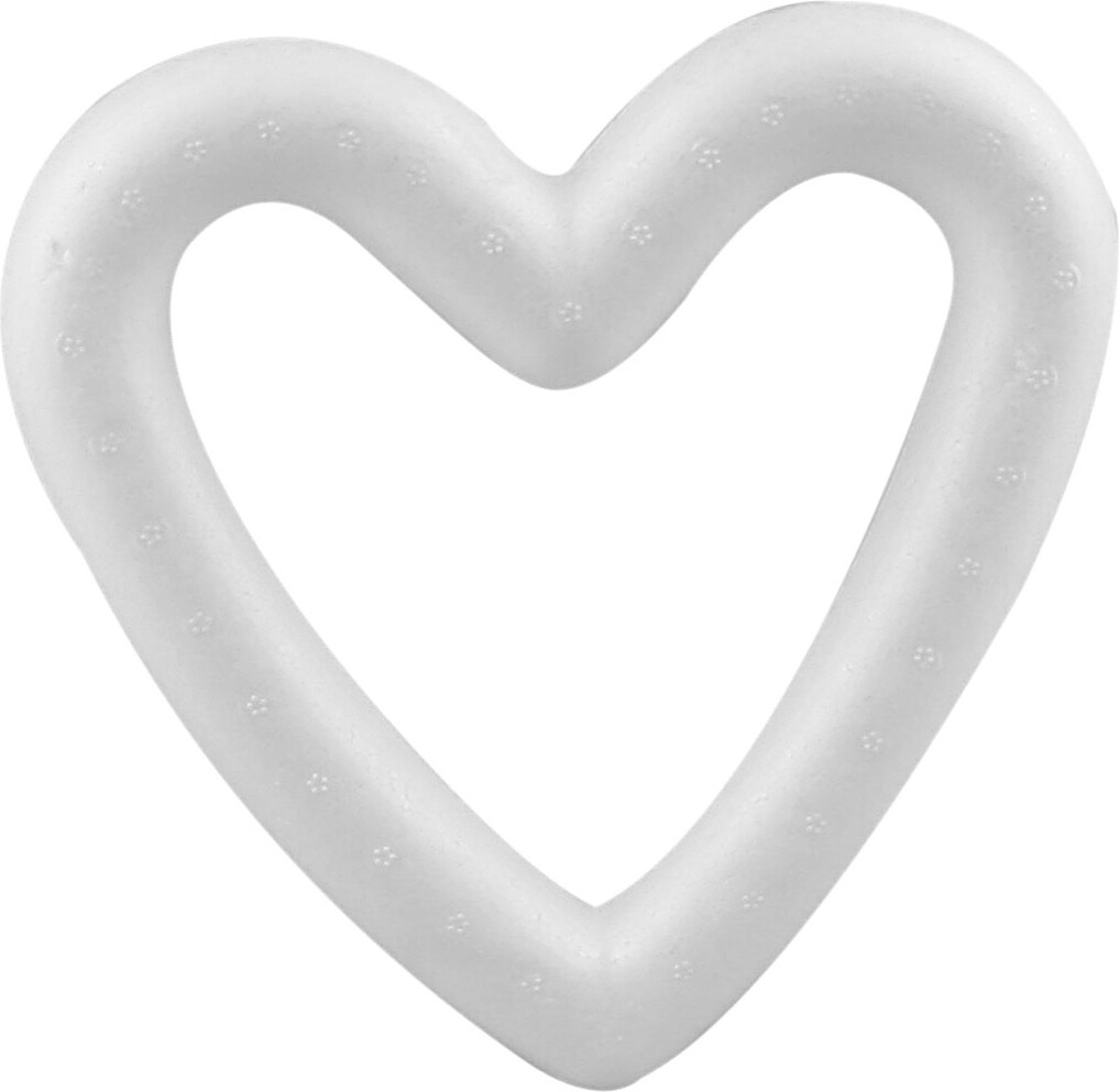 Køb Hjerte - B 13,5 Cm - Hvid - 1 Stk fra Creativ Company - Gucca.dk