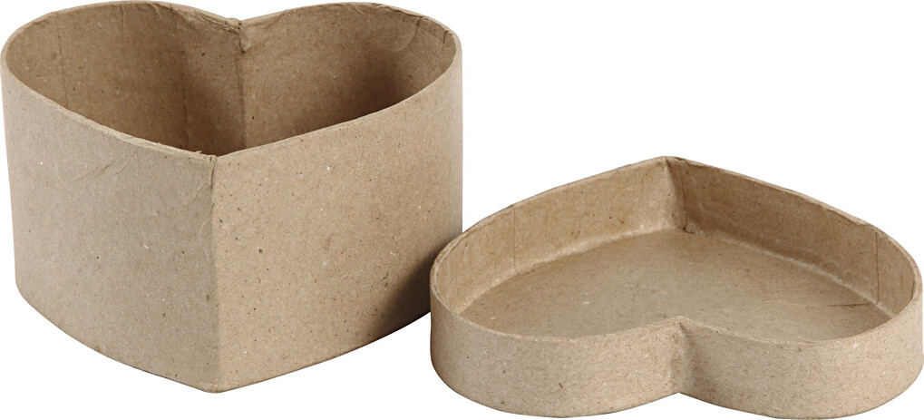 Hjerteæske - H 6 Cm - Str 11 5X11 5 Cm - 1 Stk