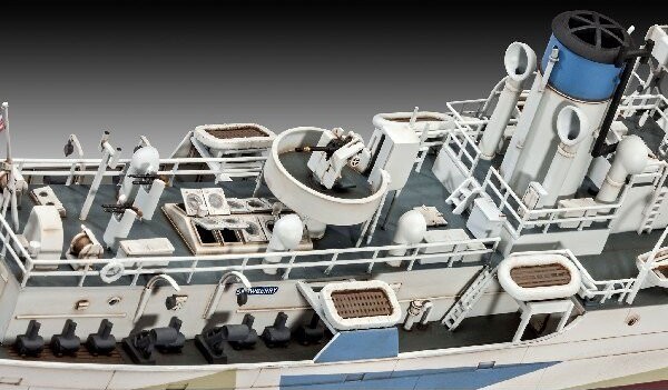 Revell - Hmcs Snowberry Flower Class Corvette Skib Byggesæt - 1 144 -