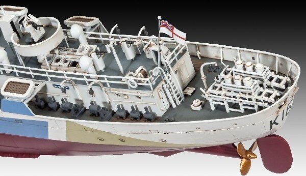 Revell - Hmcs Snowberry Flower Class Corvette Skib Byggesæt - 1 144 -