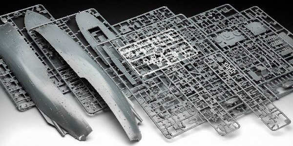 Revell - Hmcs Snowberry Flower Class Corvette Skib Byggesæt - 1 144 -