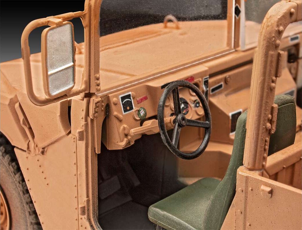 Revell - Hmmwv M1097A2 Model Bil Byggesæt - 1 35 - 03366