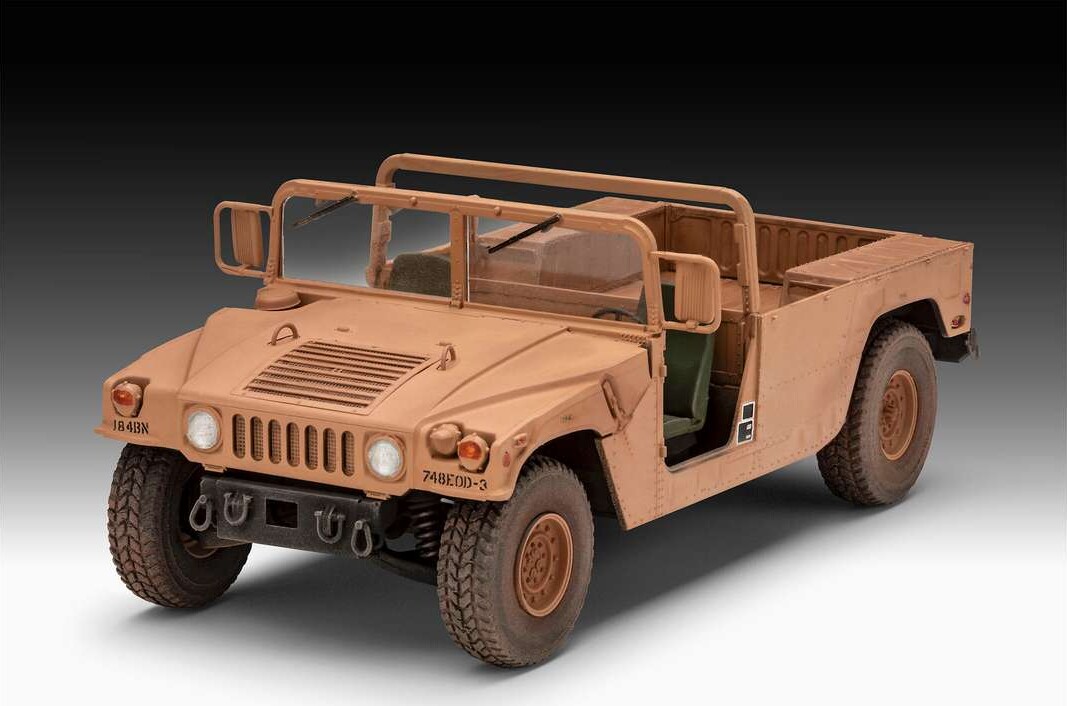 Revell - Hmmwv M1097A2 Model Bil Byggesæt - 1 35 - 03366