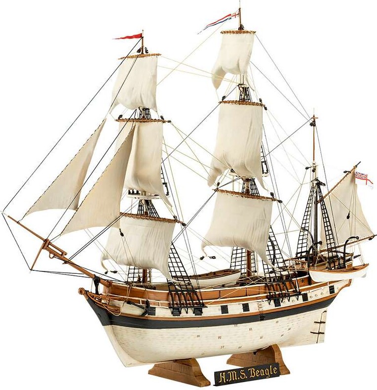 Revell - Hms Beagle Byggesæt - 1 96 - Level 5 - 05458
