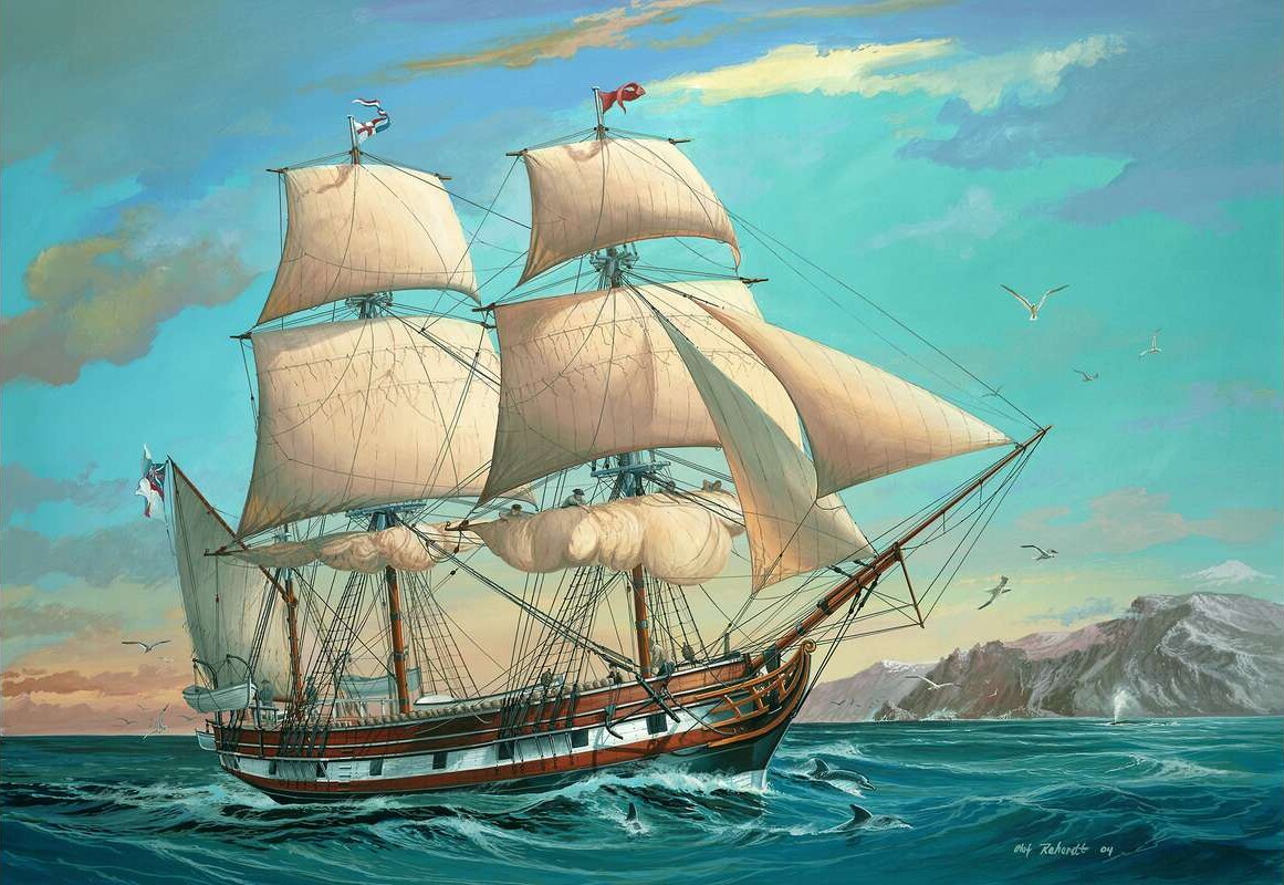 Revell - Hms Beagle Byggesæt - 1 96 - Level 5 - 05458