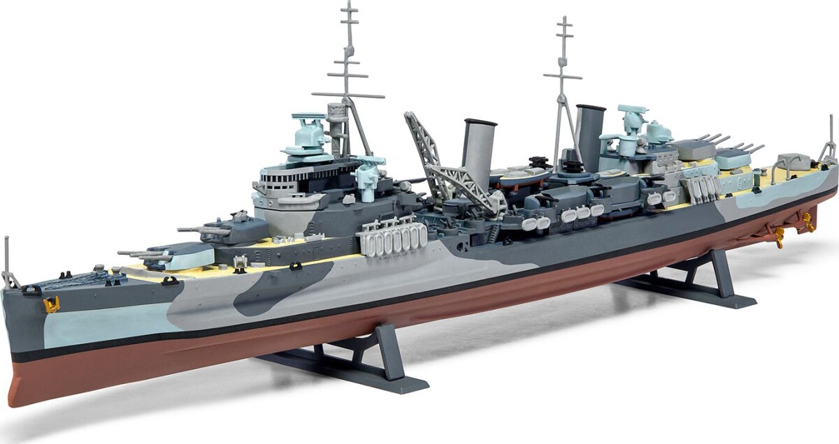 Airfix - Hms Belfast Skib Byggesæt - 1 600 - A50069